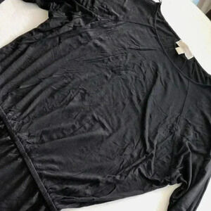 Michael Kors Mini Little Black Dress Long Sleeves